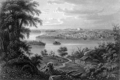 Nauvoo Engraving, 1855